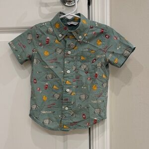 Janie and Jack Adventure Print Shirt